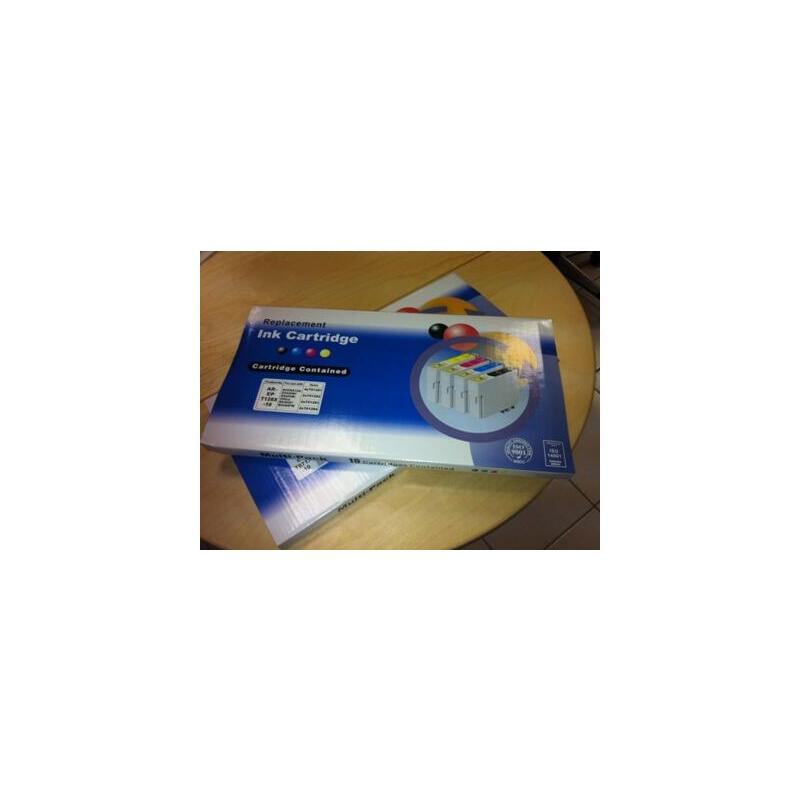 Pack Tinta Compatible Epson T0711 - 712 - 713 - 714 (4x Negro+6 Color)