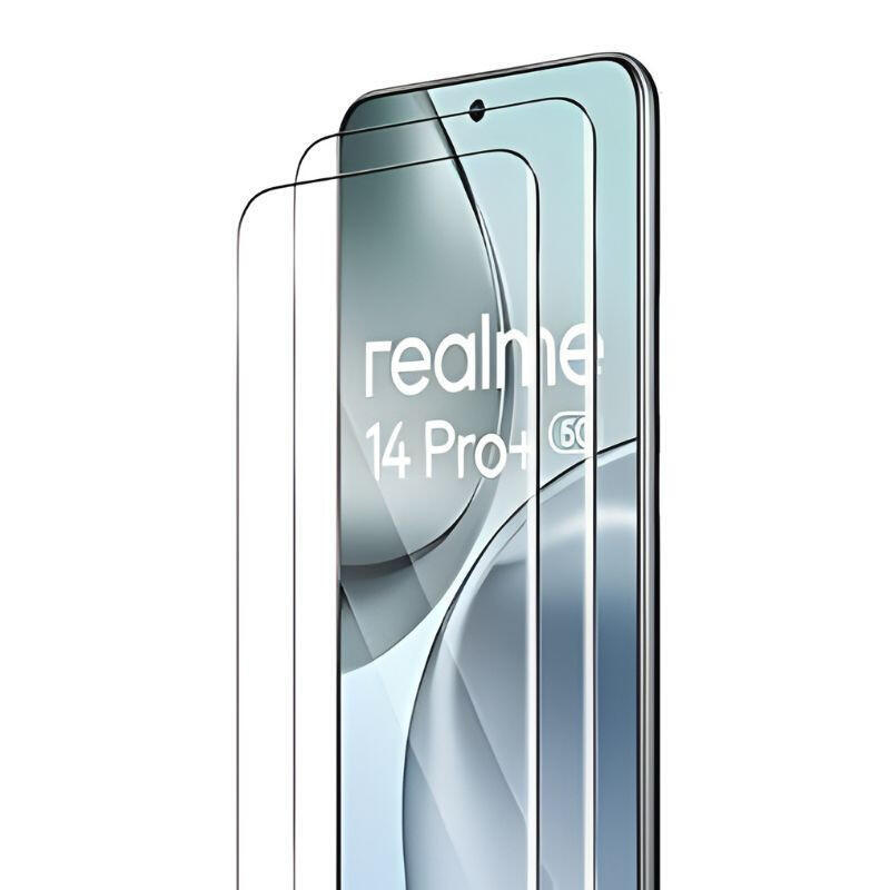 Protector Pack X2 De Cristal Templado Realme 14 Pro+ Full Screen 3d