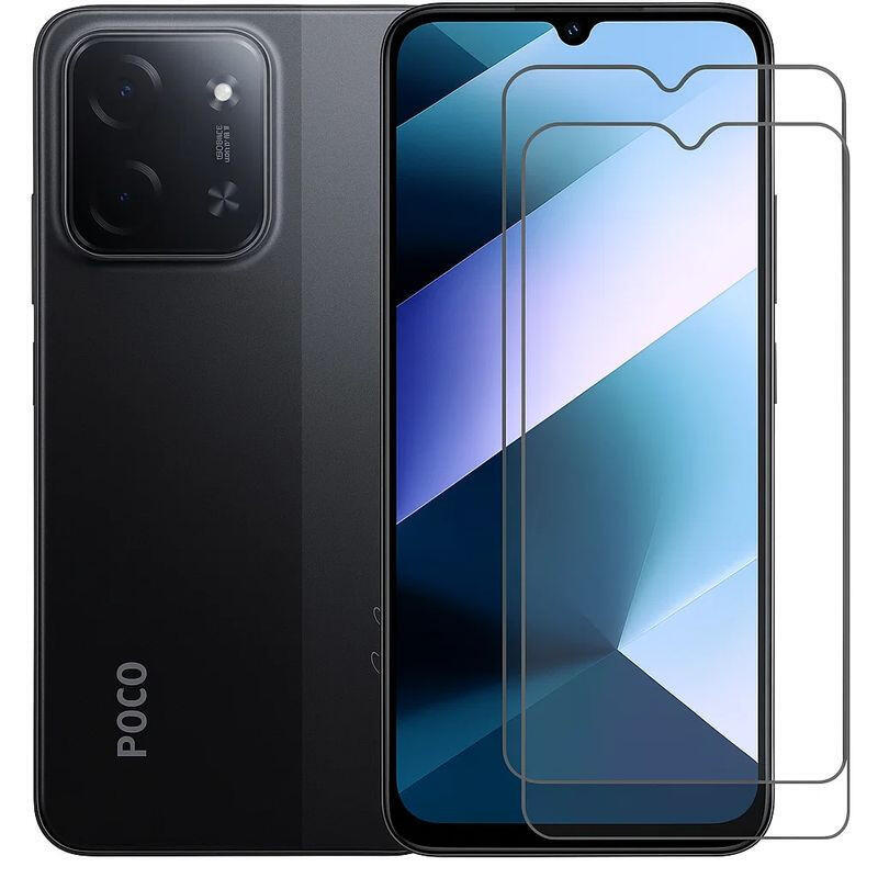 Pack X2 Protector De Cristal Templado Xiaomi Poco C85 Full Screen 3d
