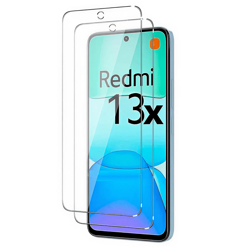 Pack X2 Protector De Cristal Templado Xiaomi Redmi 13x