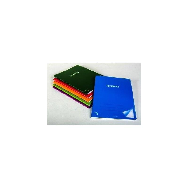 Pacsa Libreta Flexipac 48 Hojas Milimetrada Tapas Polipropileno A4 90gr C/Surtidos -6u-