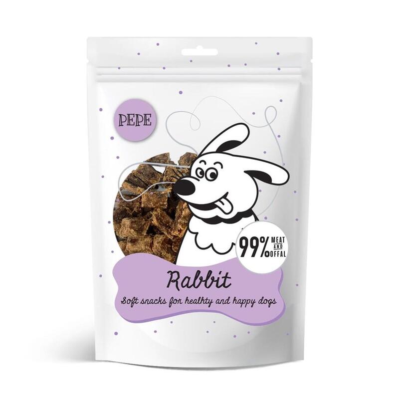 Paka Zwierzaka Pepe Rabbit - Premio Para Perros - 70g