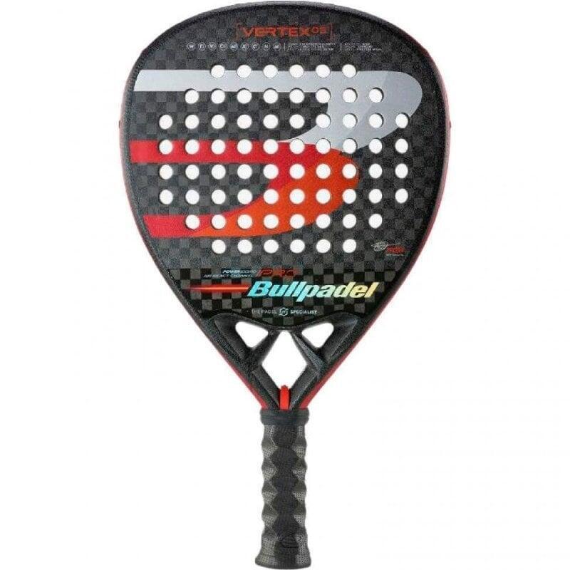 Pala De Pádel Bullpadel Vertex 03 Pro 22 (Tello Chingotto) Negra Y Naranja
