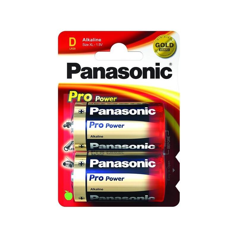 Panasonic Pro Power Pila Alcalina Lr20 Blister 2 Pilas