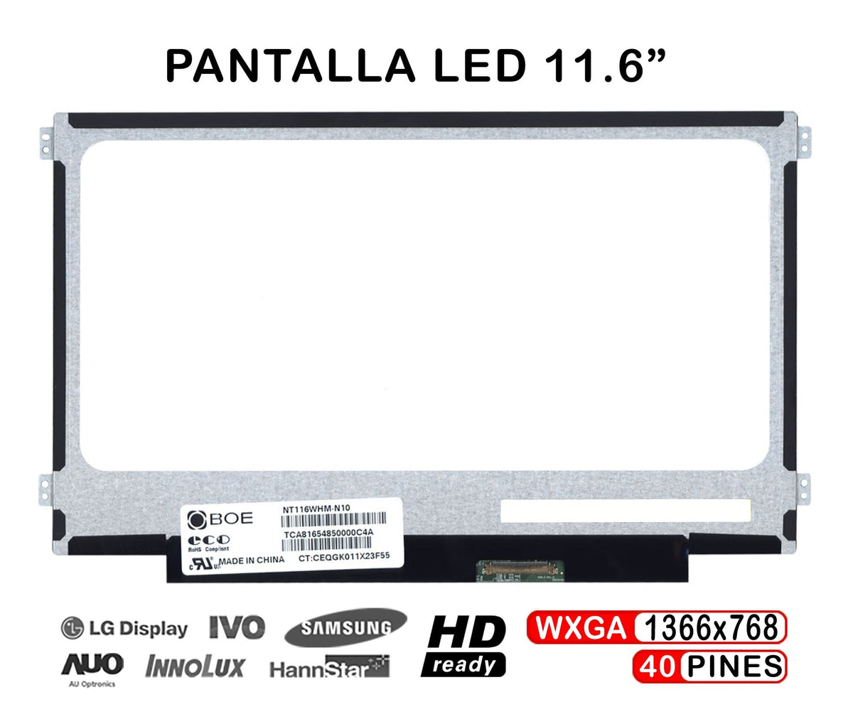 Pantalla Led De 15.6" Para Portátil Asus F200ma