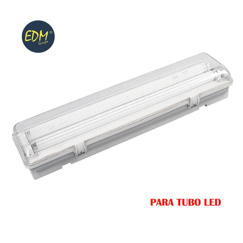 Pantalla Fluorescente Estanca Para Tubo De Led 2x22w (Eq. 58w) 220v 155cmi P65 Edm
