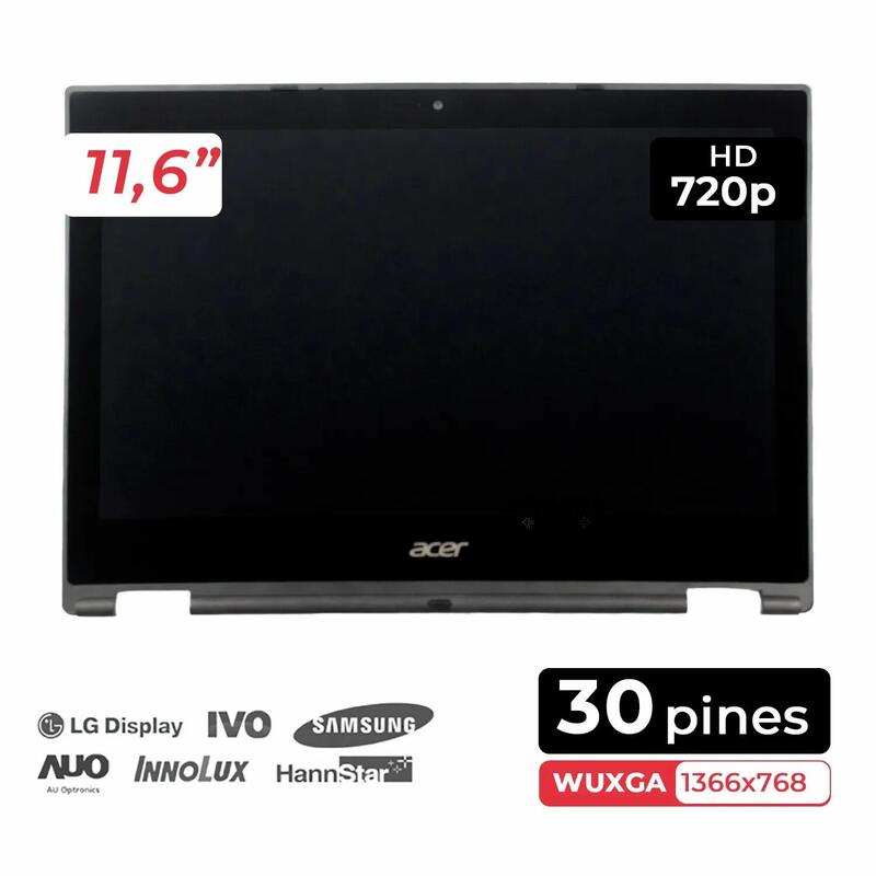 Pantalla Led De 11.6" Para Portátil Acer Chromebook 11r C738t C44z Con Marco