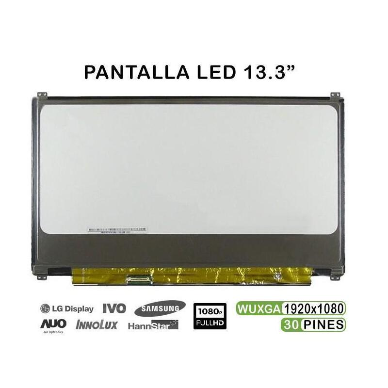 Pantalla Led De 13.3" Para Portátil Asus Zenbook Ux32vd Fhd 30 Pines