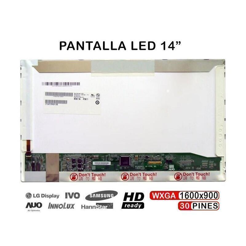 Pantalla Led De 14" Para Portátil Auo B140rw01 B140rw01 V.2 B140rw03 V.0 B140rw03 V.1