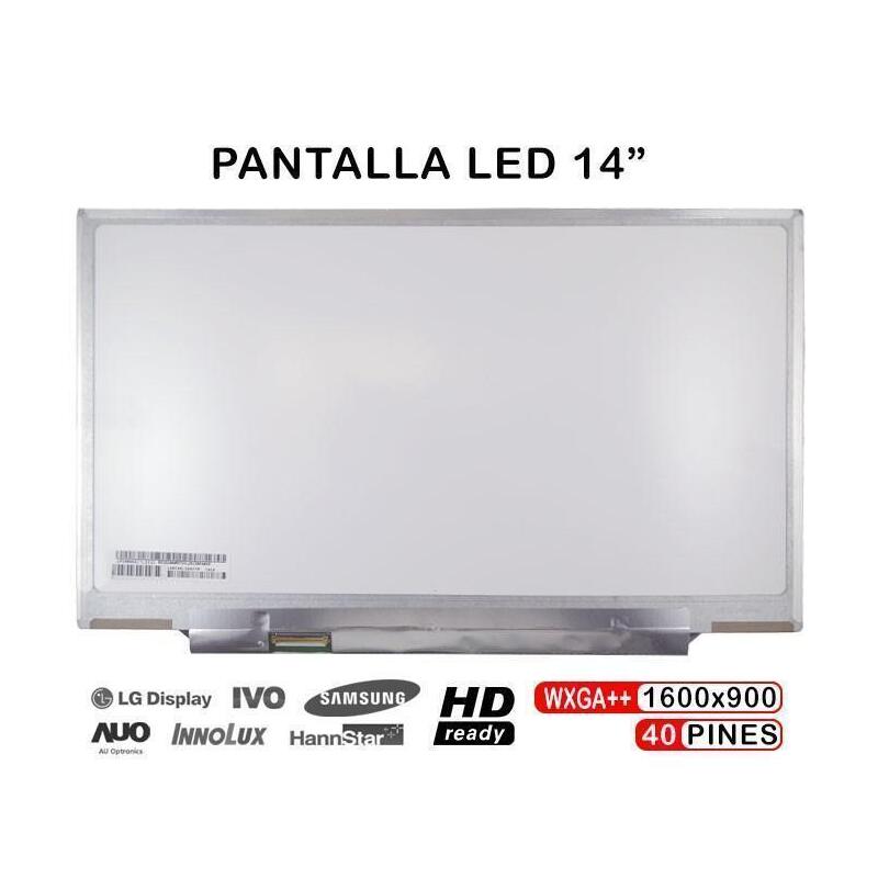 Pantalla Led De 14" Para Portatil Lenovo Thinkpad X1 Carbon Lp140wd2 (Tl) (E1) Lp140wd2 (Tl) (E2)