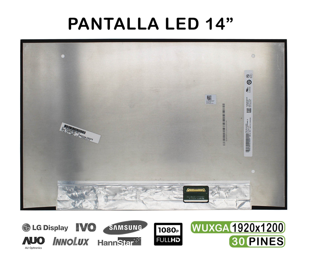 Pantalla De 14" Para Portátil Acer Chromebook Plus 514 Cb514-3H Wuxga 1920X1200