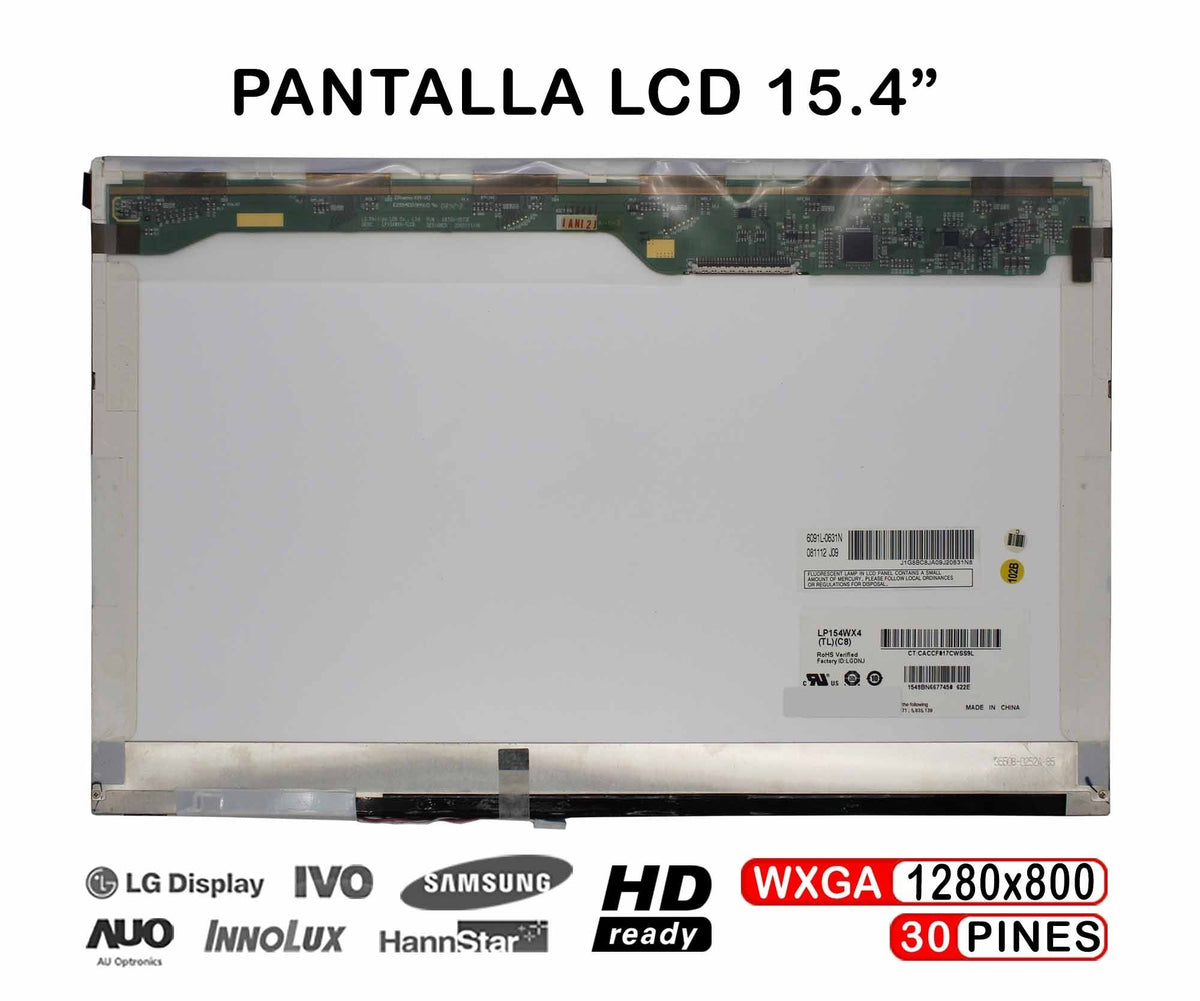 Pantalla Para Portátil Acer Extensa 3100 3000 4010 4120 4130 4220 4230 4420 4620 4630 4100 2300 6600 6700 3002 Ms2205 Series