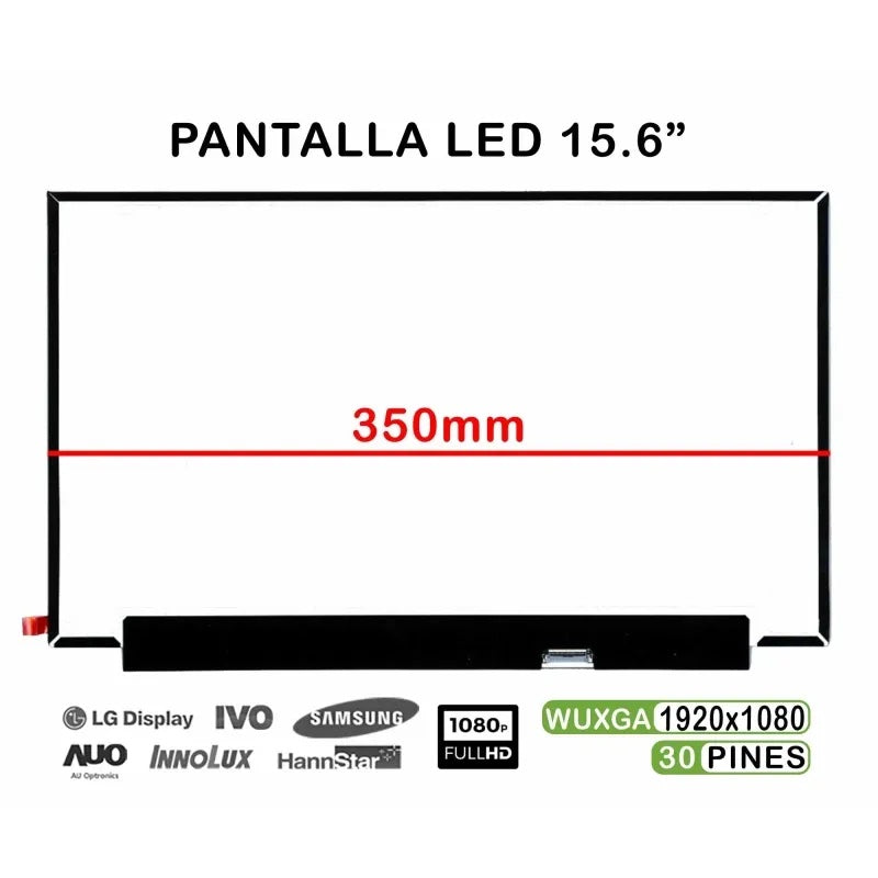 Pantalla Led Brillo De 15.6" Para Portátil B156Han02.1 Hwda