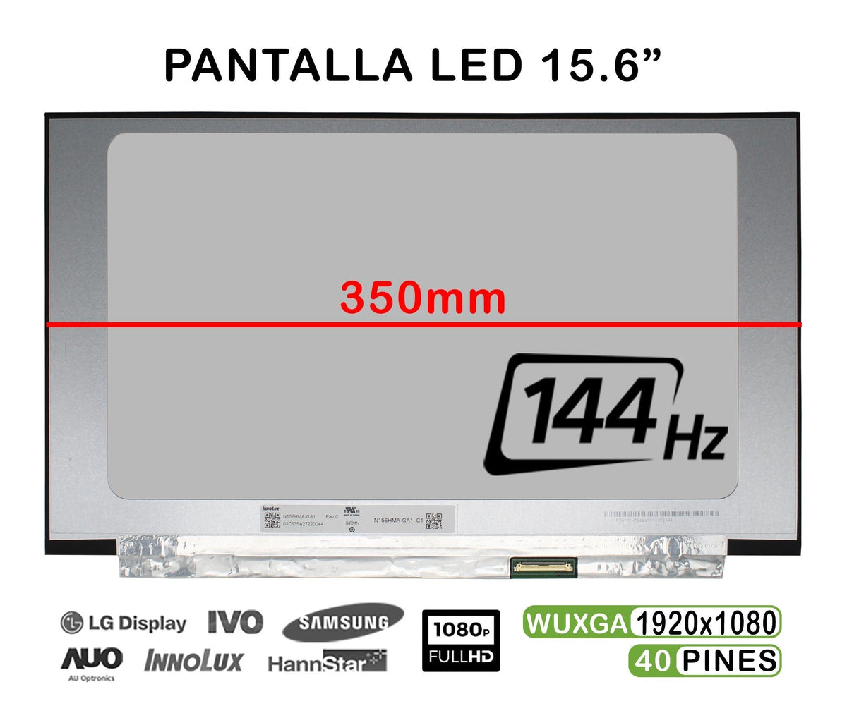 Pantalla Para Portátil Msi Vector Gp66 12Ue Ms-1544 12Ugs 12Ugso 12Uhs 12Uhso Series