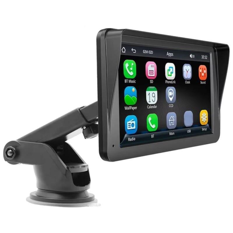 Pantalla Táctil Universal Swm B5300l 7 Pulgadas Carplay/Android Auto Inalámbrico Negro