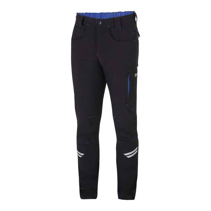 Pantalón Ligero Técnico Negro/Azul Kansas T5 - Xxl