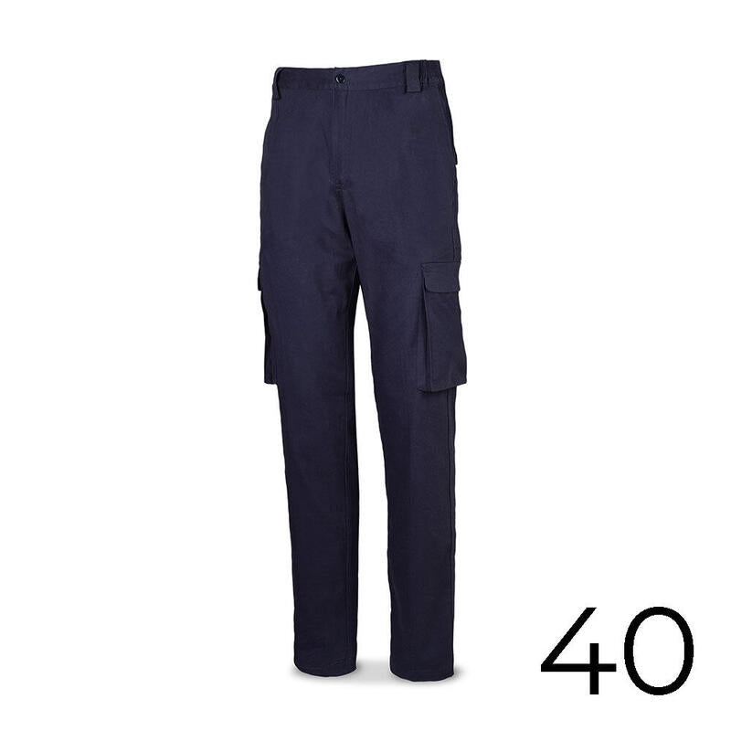 Pantalón Strech 98% Algodon 2% Elastano 240g. Azul Marino Talla 40 588pbsam/40 Marca