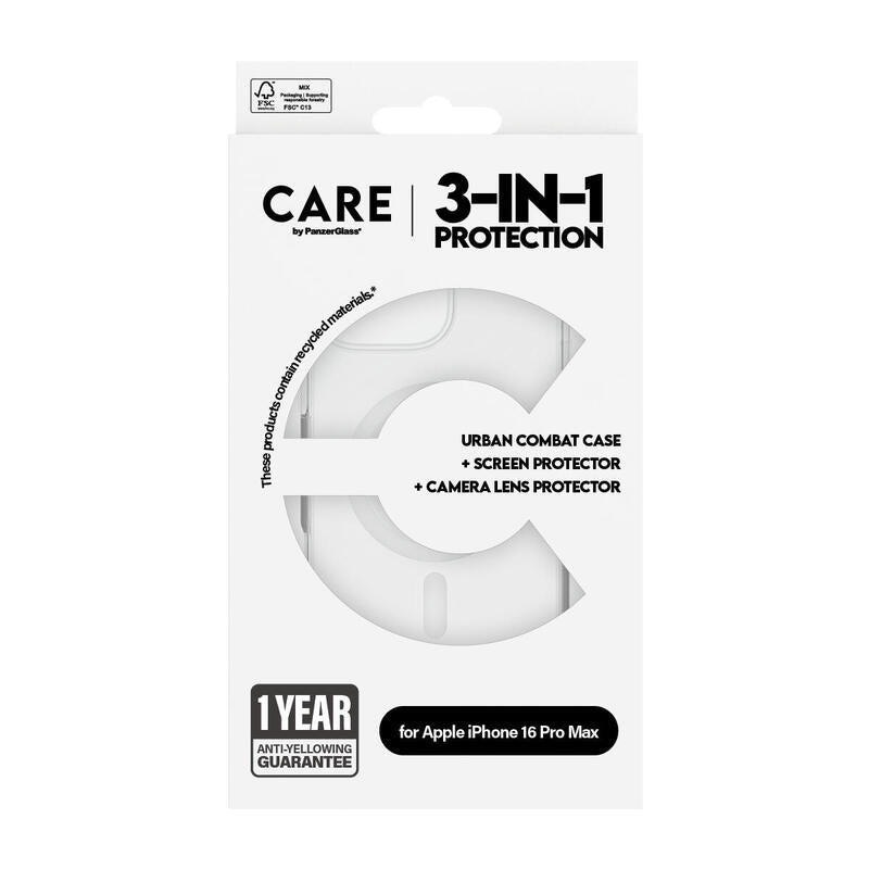 Panzerglass ® Care By ® Flagship 3-In-1 Bundle Iphone 16 Pro Max Protector De Pantalla Apple 1 Pieza(S)