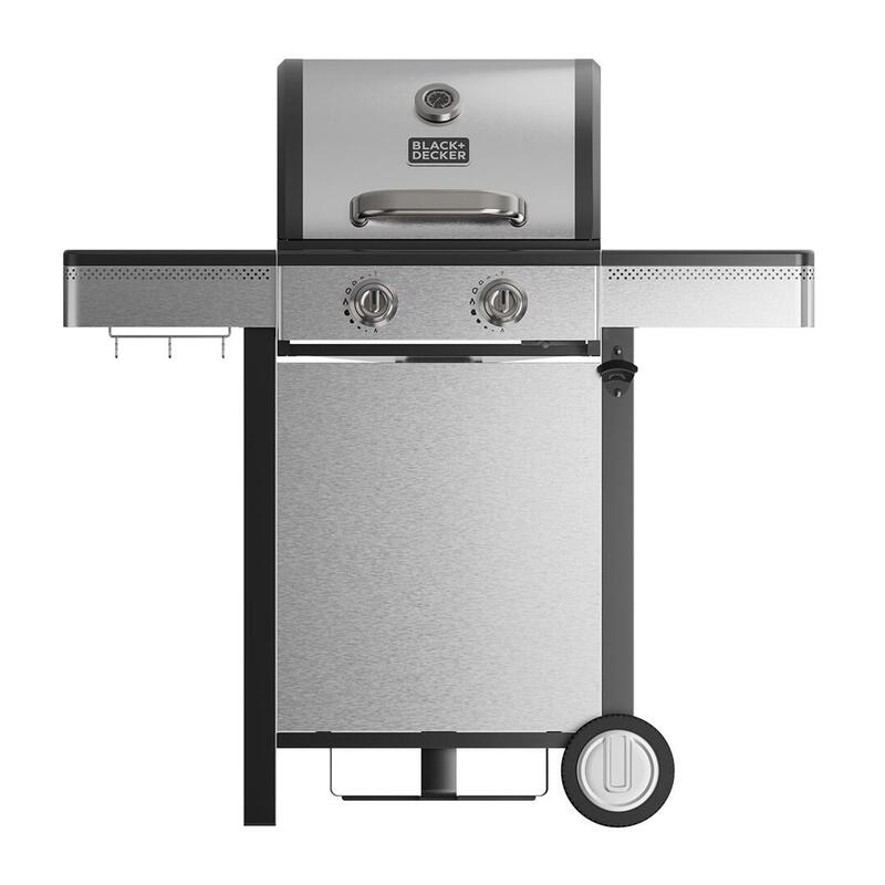 Parrilla De Gas Black+Decker Bxog7200e, 2 Quemadores X 3,6 Kw