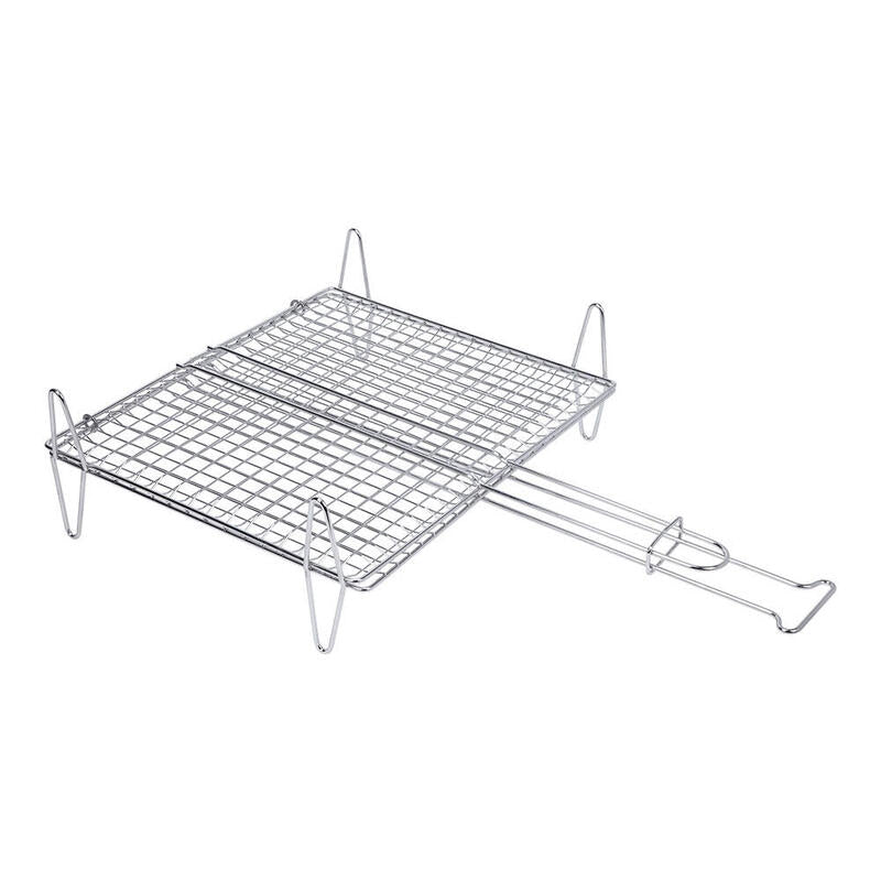 Parrilla Doble Para Pescado 30x35cm Sauvic