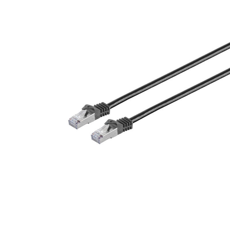 Patchk.Cat7/6a S/Ftp 1,5m Black Rj45 Halogenfrei (Lszh)