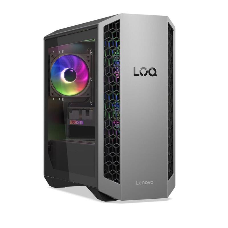 Pc Gaming Lenovo Loq Tower 26adr10 Ryzen 7 8745hx 32gb Ddr5 5200 Ssd1tb Geforce Rtx 5060 8gb Win11 Luna Grey / Eclipse Black
