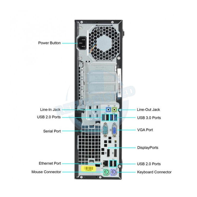 Pc Reacondicionado Hp Prodesk 600 G1 Sff Pentium G3220 8gb 240gb Sdd W10p 1 Año De Garantia