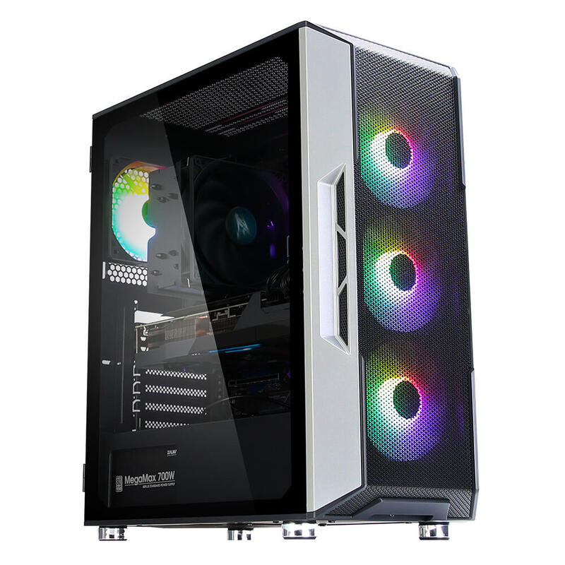 Pc Zalman I3 Neo Atx Mid Case Mesh Front For Efficient Cooling Pre-Installed Fan 3 Midi Tower Negro