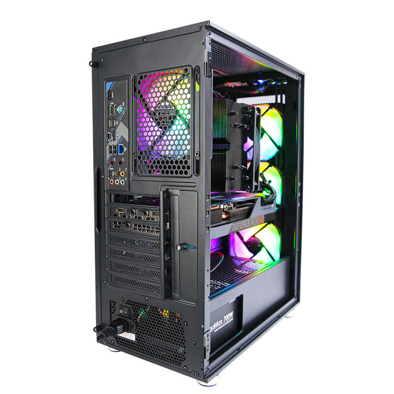 Pc Zalman I3 Neo Atx Mid Case Mesh Front For Efficient Cooling Pre-Installed Fan 3 Midi Tower Negro