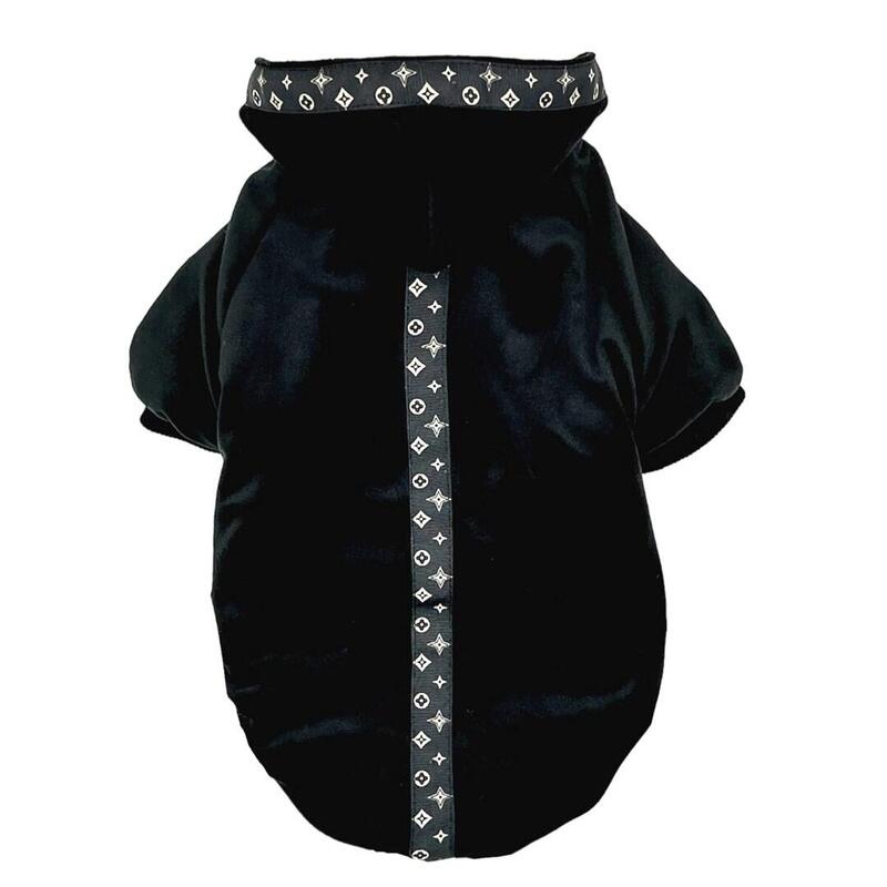 Pchelka Velvet Negro - Ropa Para Perros - Talla Xs