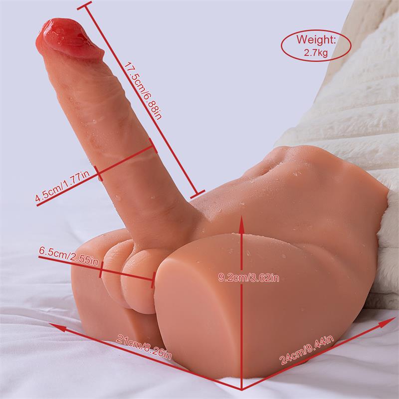 Peel Masturbador Con Dildo Y Ano Ass Con Vibración Y Thrusting