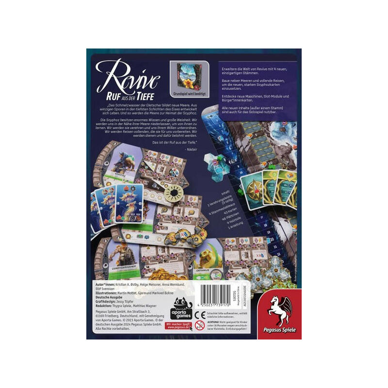 Pegasus Revive: Call From The Deep, Expansión Del Juego De Mesa 53072g