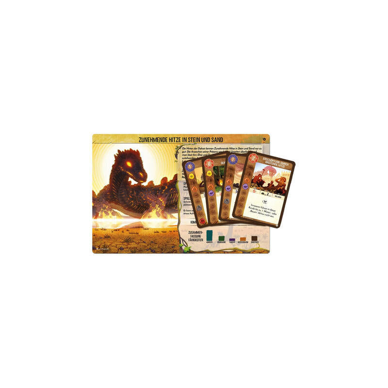 Pegasus Spirit Island: Increasing Heat In Stone And Sand, Miniexpansión Del Juego De Mesa 90020g