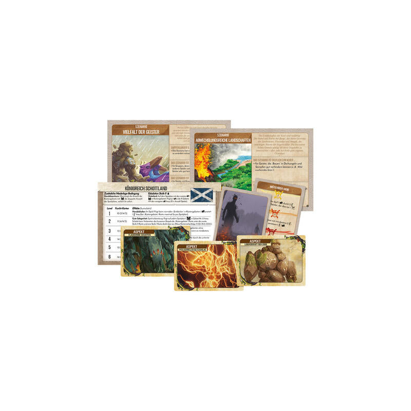 Pegasus Spirit Island: Nación De Escocia, Escenarios Y Expansión De Mapas, Mini Expansión De Juego De Mesa 90009g