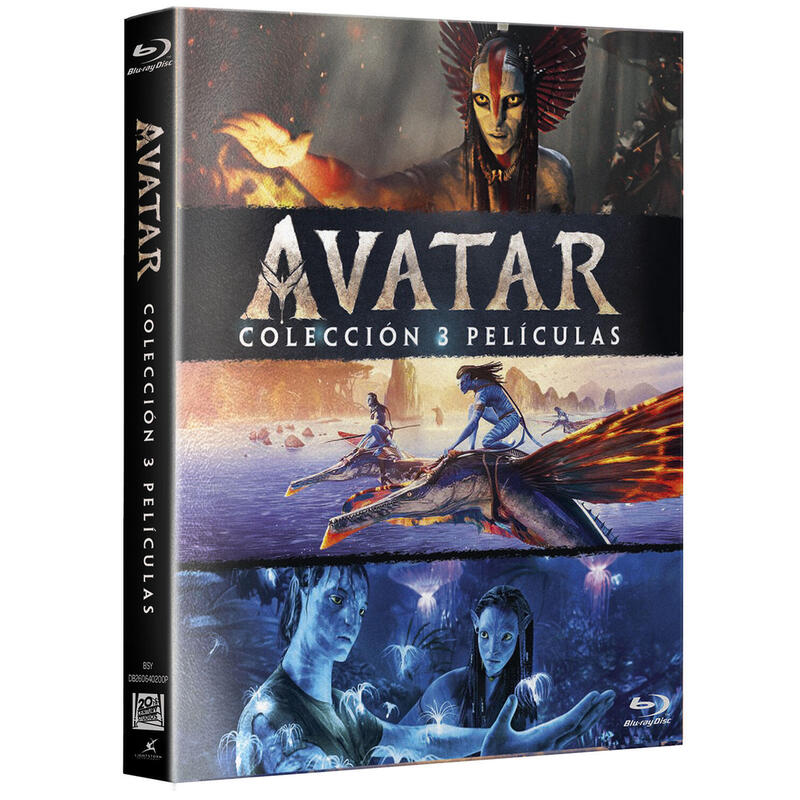 Pelicula Avatar - Colección 3 Películas - Bd Blu-Ray