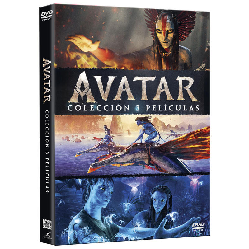 Pelicula Avatar - Colección 3 Películas - Dvd Dvd