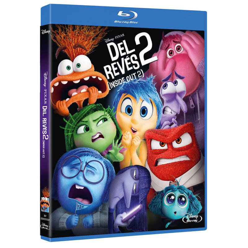 Pelicula Del Revés 2 (Inside Out 2) - Bd Blu-Ray