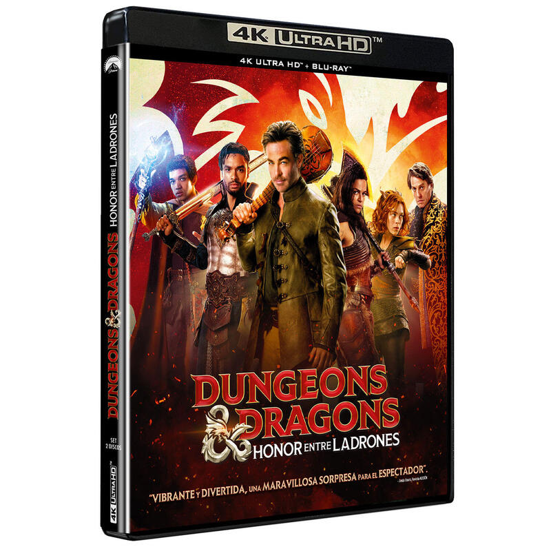 Pelicula Dungeons & Dragons - Honor Entre Ladrones (4k Uhd) - Bd Blu-Ray