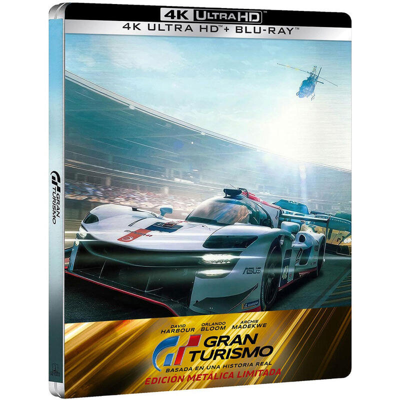 Pelicula Gran Turismo (4k Uhd +Bd) Ed. Metalica Blu-Ray