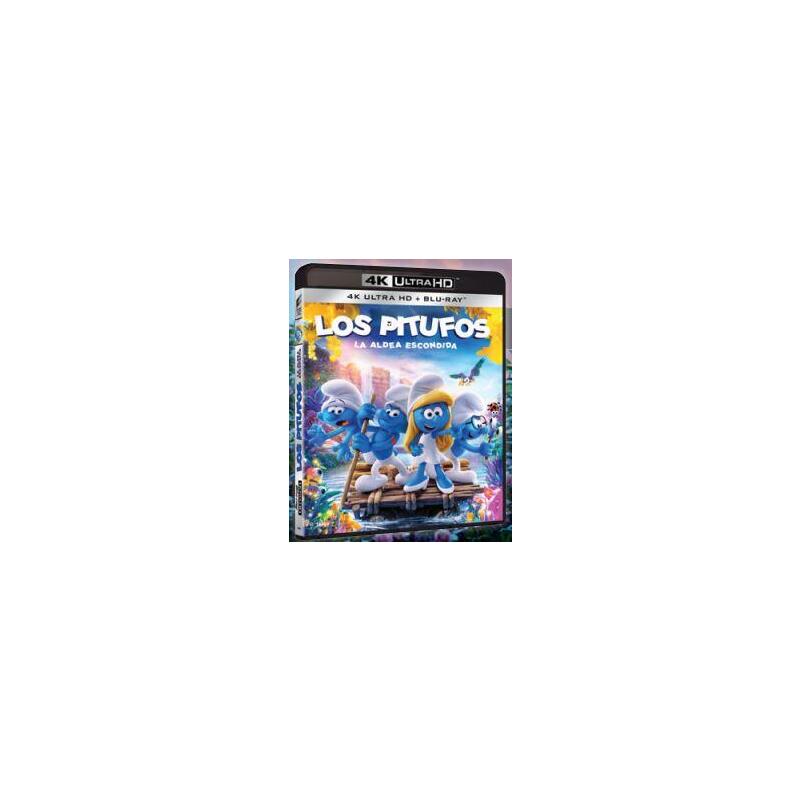 Pelicula Los Pitufos: La Aldea Escondida Uhd Blu-Ray