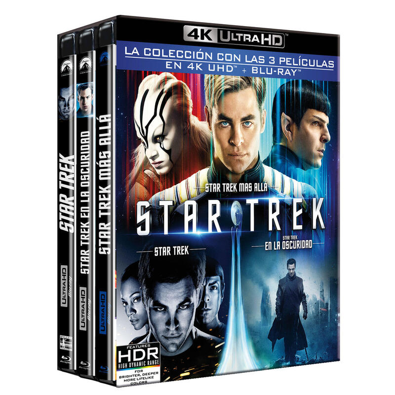 Pelicula Star Trek 11+12+13 Blu-Ray
