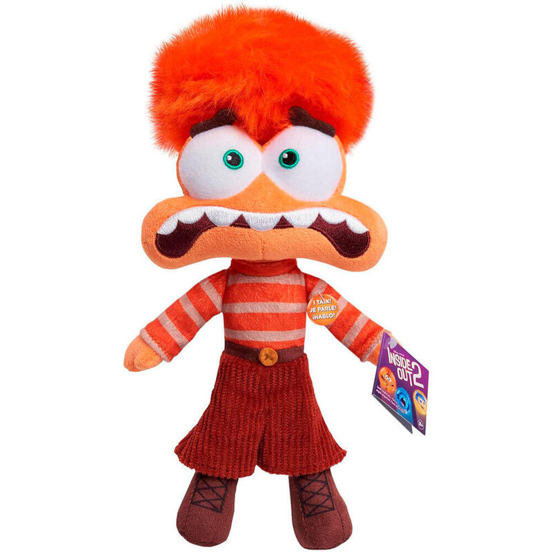 Peluche Ansiedad Del Reves 2 Disney Pixar 20cm Sonido Ingles