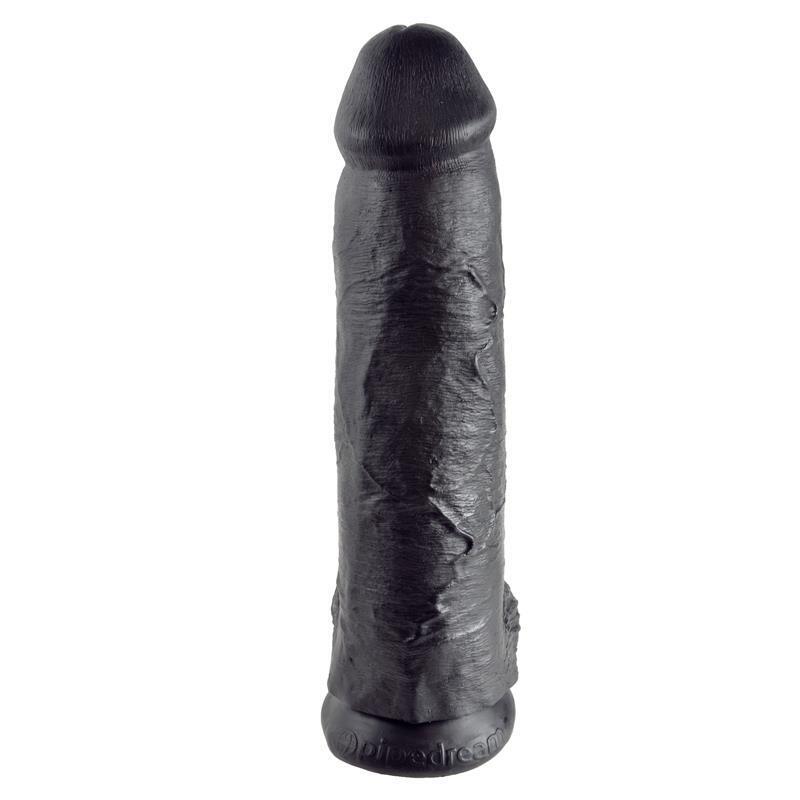 Pene Con Testículos De 12 Color Negro