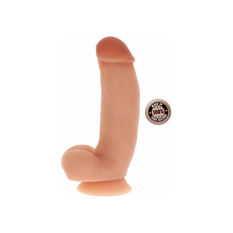 Pene Realístico De Silicona Con Testículos 18cm