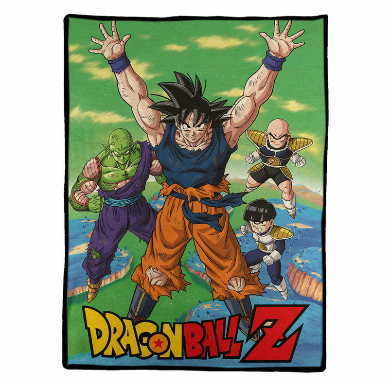 Personajes En Namek Dbz Manta Polar 100x150 Cm Dragon Ball