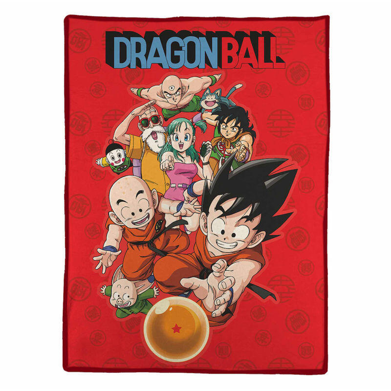 Personajes Y Bola Db Manta Polar 100x150 Cm Dragon Ball