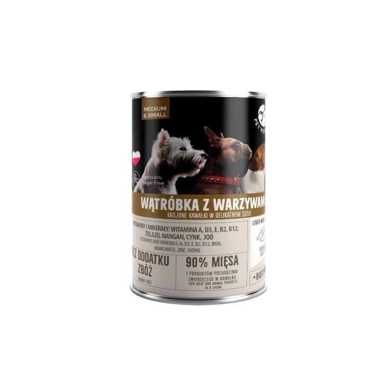 Pet Republic Adult Medium & Small Liver With Vegetables - Comida Húmeda Para Perros - 400g