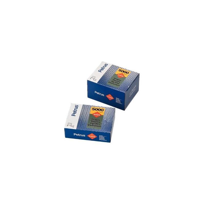 Petrus Grapas 530/8 Cobreadas Para Clavadora -Caja De 5000-
