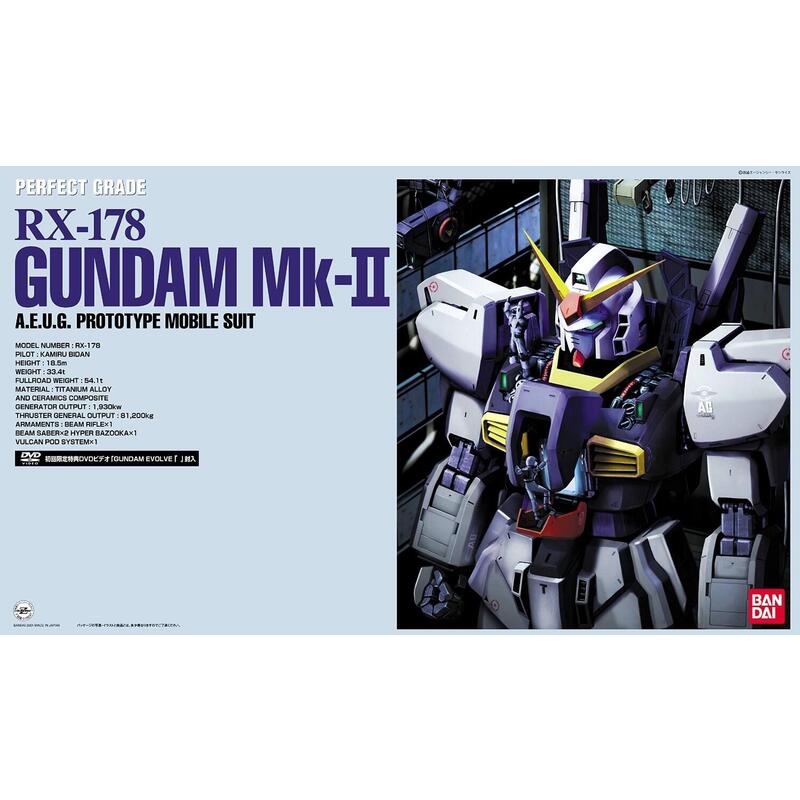 Pg 1/60 Rx-178 Gundam Mk-Ii A.E.U.G. Bl