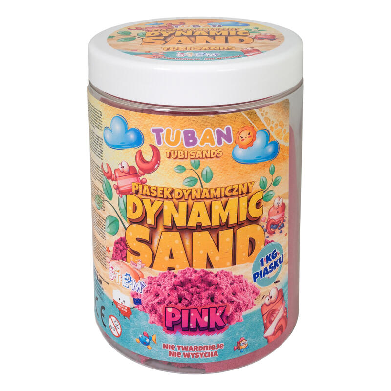 Piasek Dynamiczny 1kg Rosaowy